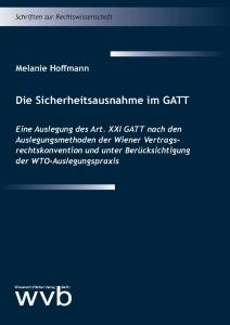 Hoffmann: Die Sicherheitsausnahme im GATT